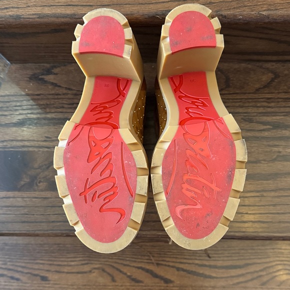 Christian Louboutin Tan Heeled Boots - Picture 5 of 9